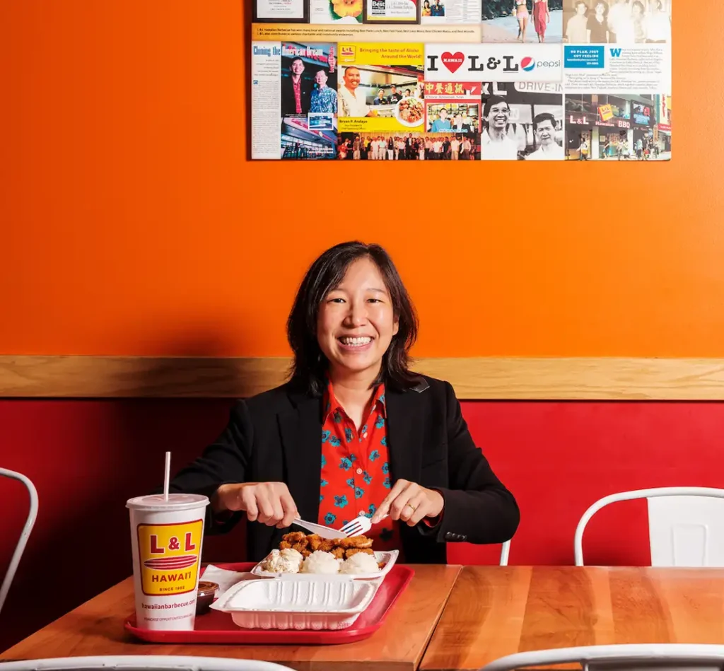 L&L Hawaiian Barbecue CEO Elisia Flores